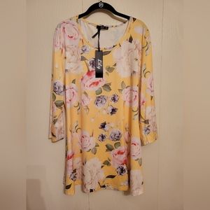 Lily Tunic 3/4 sleeves NWT